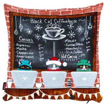 Kedili Yastık Kılıfı-125